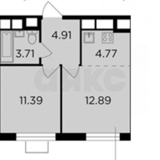 Квартира 37,6 м², 2-комнатная - изображение 2
