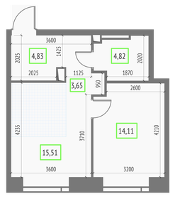 44,5 м², 2-комнатная квартира 6 900 000 ₽ - изображение 23