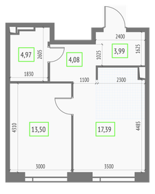 56 м², 3-комнатная квартира 14 999 999 ₽ - изображение 150