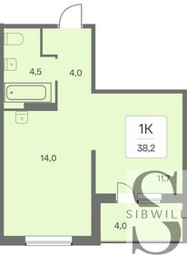 38,2 м², 1-комнатная квартира 4 200 000 ₽ - изображение 70