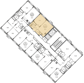 45,5 м², 1-комнатная квартира 12 972 588 ₽ - изображение 82