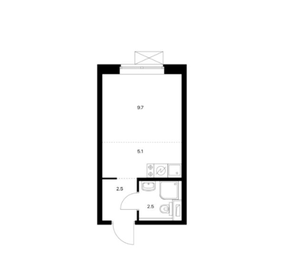 19,7 м², квартира-студия 7 800 000 ₽ - изображение 46