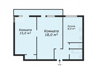 45 м², 2-комнатная квартира 11 800 000 ₽ - изображение 53