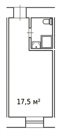 Квартира 17,5 м², студия - изображение 1