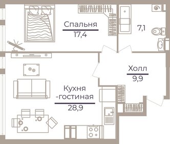 78,1 м², 2-комнатная квартира 40 182 448 ₽ - изображение 83