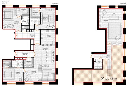 Квартира 237,4 м², 6-комнатные - изображение 1