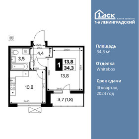 27,9 м², 1-комнатная квартира 10 000 000 ₽ - изображение 65