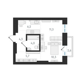 43,7 м², 2-комнатная квартира 4 790 000 ₽ - изображение 177