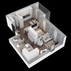 Квартира 56,3 м², 2-комнатная - изображение 6
