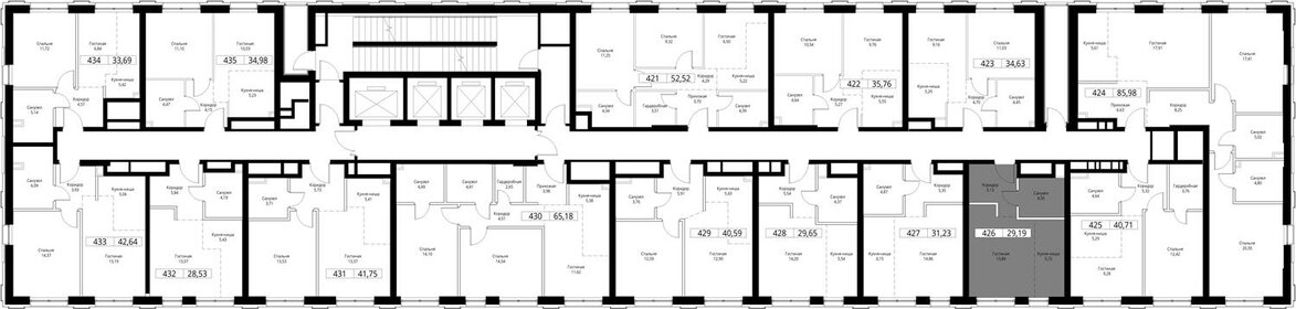 18 м², апартаменты-студия 5 600 000 ₽ - изображение 146