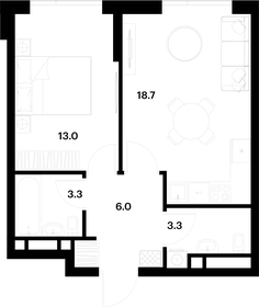 50 м², 1-комнатные апартаменты 25 000 000 ₽ - изображение 187