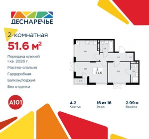 51,6 м², 2-комнатная квартира 11 394 725 ₽ - изображение 24