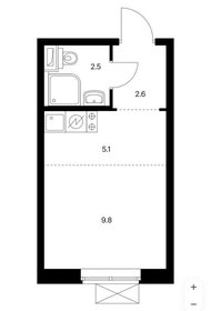 Квартира 20 м², студия - изображение 1