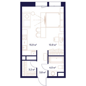 39,1 м², 1-комнатная квартира 30 482 360 ₽ - изображение 26