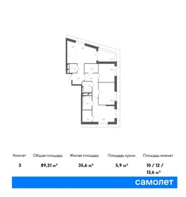 94,7 м², 3-комнатная квартира 38 000 000 ₽ - изображение 153