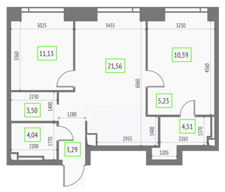 64,6 м², 2-комнатная квартира 36 500 000 ₽ - изображение 122