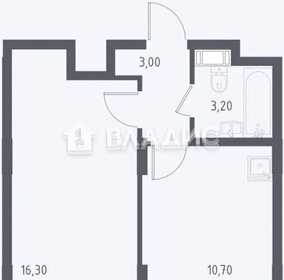 Квартира 34,3 м², 1-комнатные - изображение 1