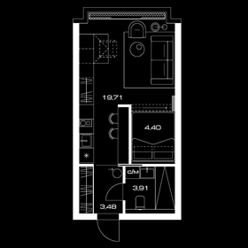 31,4 м², квартира-студия 22 513 800 ₽ - изображение 60