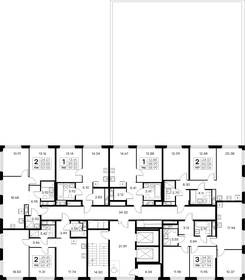 Квартира 60,1 м², 2-комнатная - изображение 2