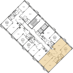 79,4 м², 3-комнатная квартира 23 600 000 ₽ - изображение 109