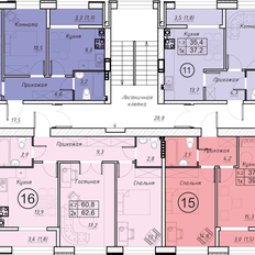 Квартира 57 м², 2-комнатная - изображение 2