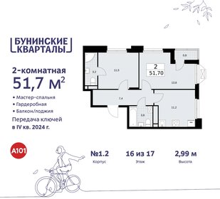56,8 м², 2-комнатная квартира 14 600 000 ₽ - изображение 124