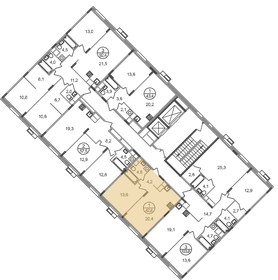 45,5 м², 1-комнатная квартира 12 972 588 ₽ - изображение 76