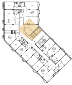 79,4 м², 3-комнатная квартира 23 600 000 ₽ - изображение 120