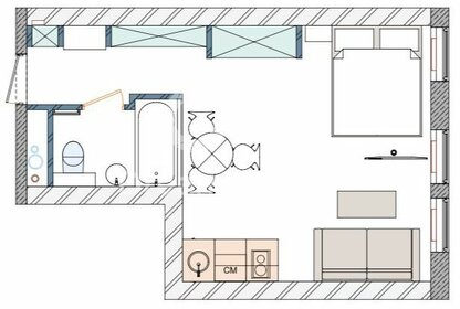 Квартира 31 м², 1-комнатные - изображение 1