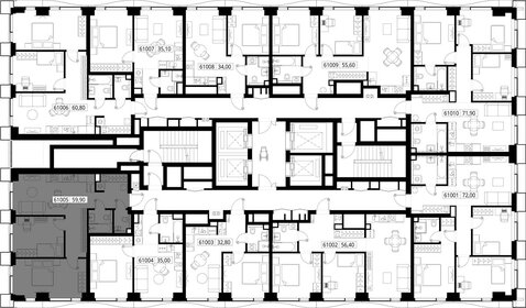 Квартира 59,9 м², 2-комнатная - изображение 2
