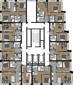 45 м², 2-комнатная квартира 25 500 000 ₽ - изображение 104