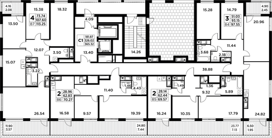 Квартира 113,3 м², 4-комнатная - изображение 2