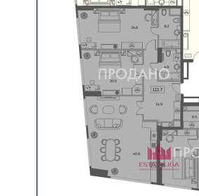 Квартира 112 м², 3-комнатная - изображение 2