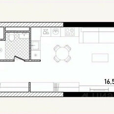 Квартира 31 м², студия - изображение 2