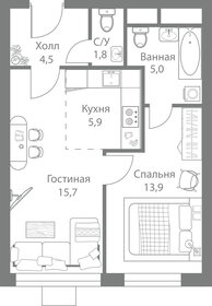 46,9 м², 2-комнатная квартира 14 441 096 ₽ - изображение 67