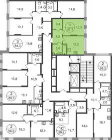 38 м², 1-комнатная квартира 11 500 000 ₽ - изображение 114