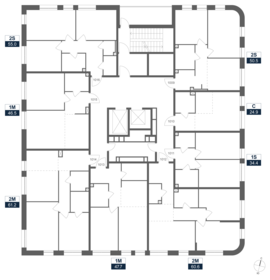 24,5 м², апартаменты-студия 5 500 000 ₽ - изображение 120