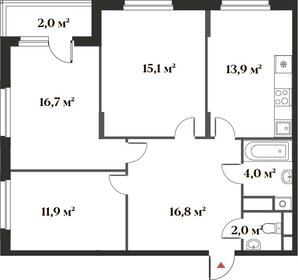 82 м², 3-комнатная квартира 18 639 340 ₽ - изображение 71