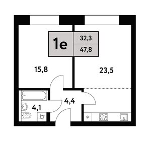 48,4 м², 2-комнатная квартира 25 700 000 ₽ - изображение 126