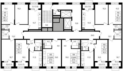 16,5 м², квартира-студия 6 430 000 ₽ - изображение 127