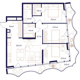 90 м², 3-комнатная квартира 45 380 000 ₽ - изображение 66