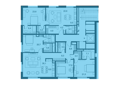 273 м², 6-комнатная квартира 470 000 000 ₽ - изображение 184
