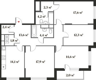 119,2 м², 5-комнатная квартира 25 629 448 ₽ - изображение 58