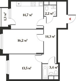 66,6 м², 2-комнатная квартира 15 583 604 ₽ - изображение 87