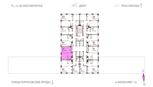 38,2 м², 1-комнатная квартира 15 753 450 ₽ - изображение 83