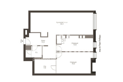 Квартира 85 м², 3-комнатные - изображение 2