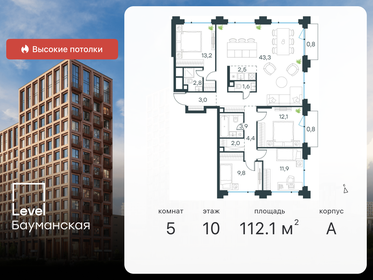 179,2 м², 5-комнатные апартаменты 120 000 000 ₽ - изображение 138