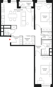 86,6 м², 3-комнатная квартира 35 417 236 ₽ - изображение 87