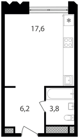 27,6 м², апартаменты-студия 7 827 360 ₽ - изображение 29