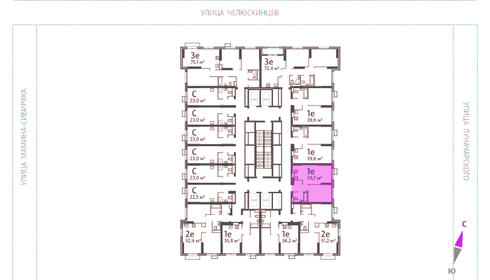 46 м², 1-комнатная квартира 6 990 000 ₽ - изображение 79